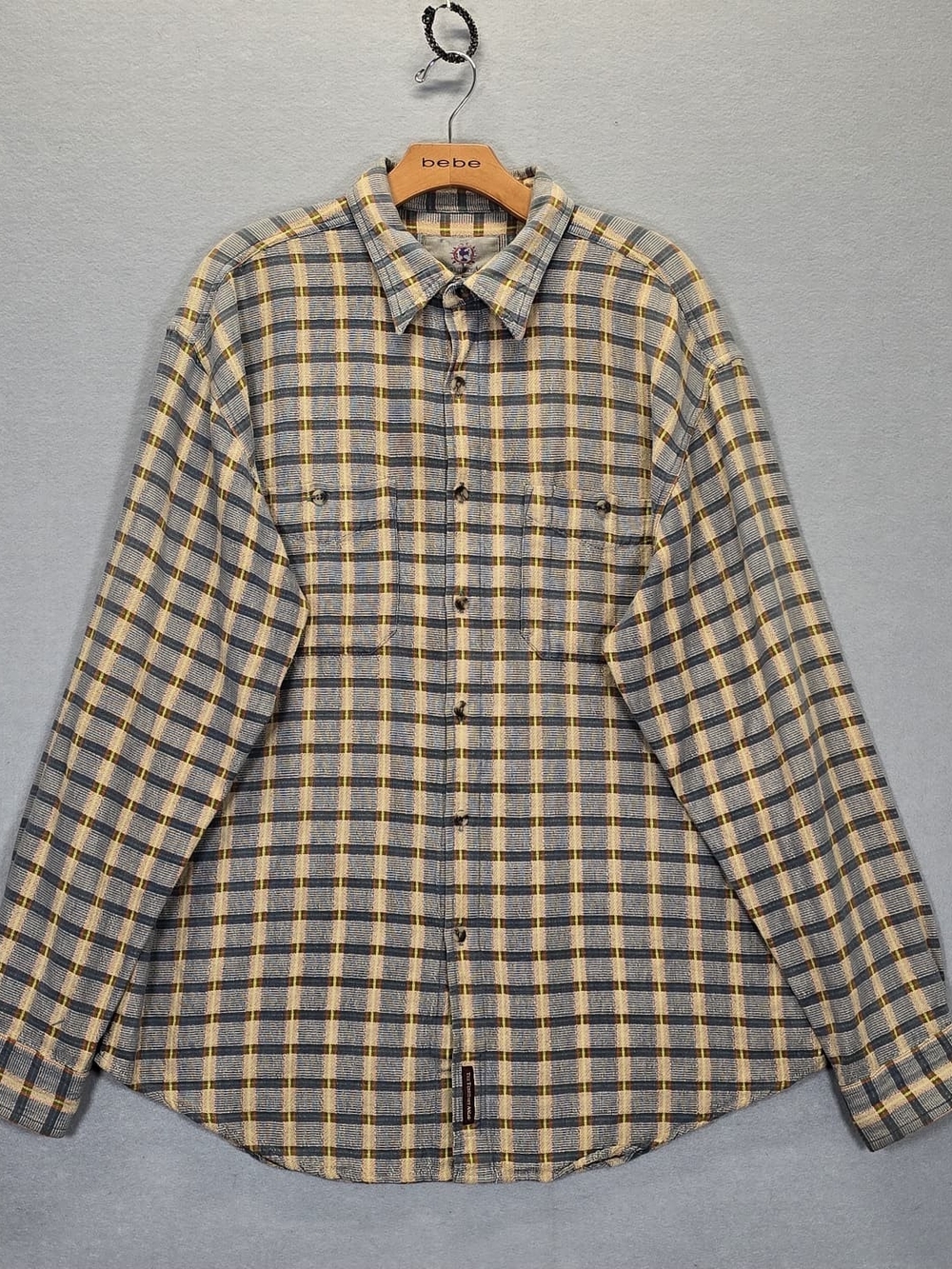 Vintage The Territory Ahead Outdoor Plaid Button Down Shirt Mens 100% Cotton XL